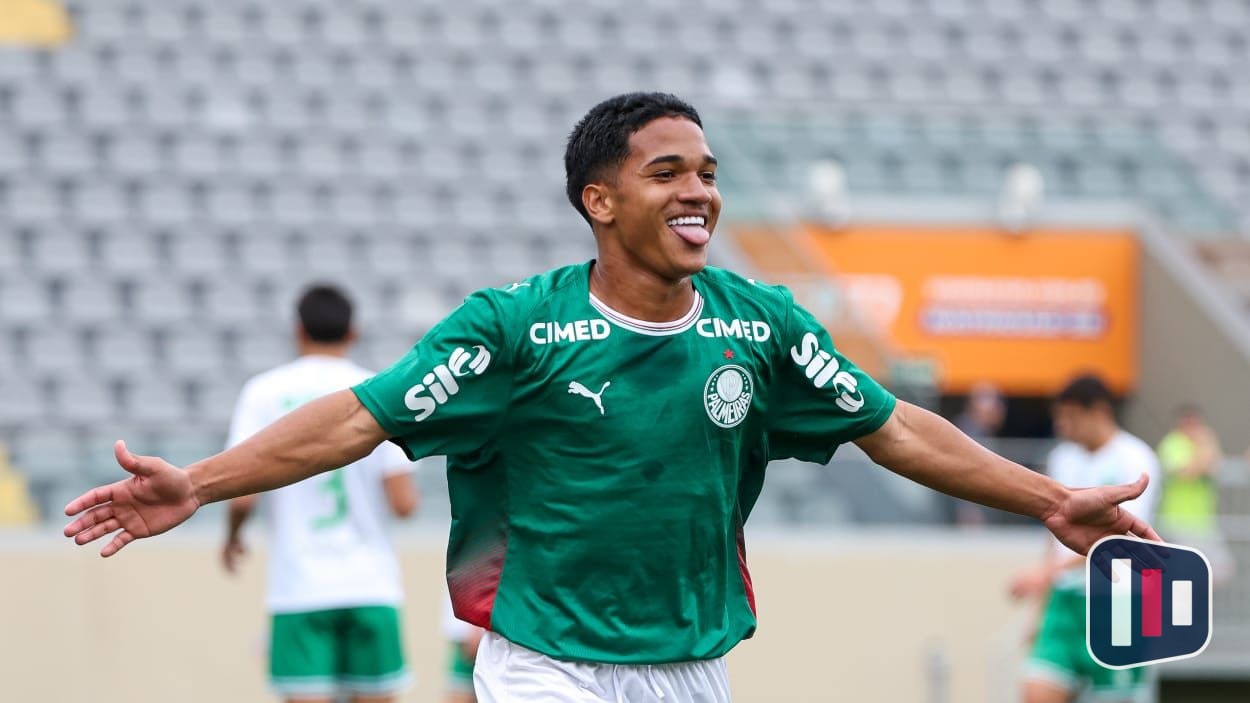 Palmeiras atropela Juventude e dorme na vice-liderança do Brasileiro sub-17