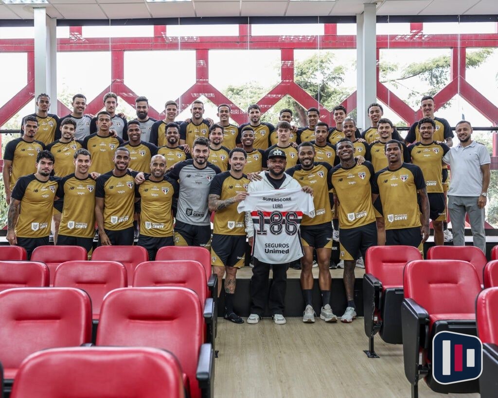 São Paulo anuncia rescisão de contrato com volante Luan em outubro de 2026