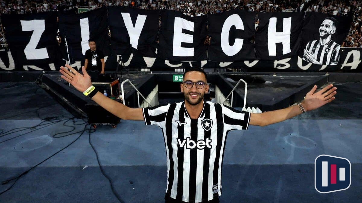Ziyech chega ao Botafogo com ambição e foco em alto desempenho
