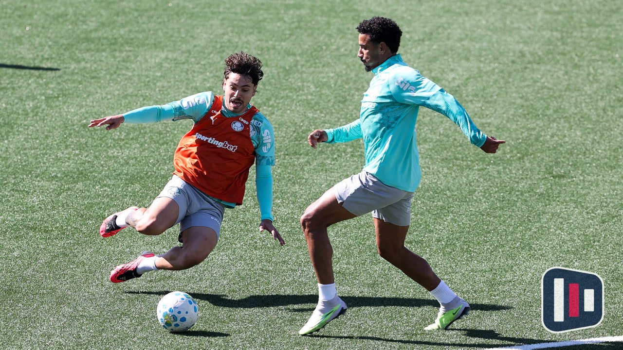 Confira os melhores momentos do treino do Palmeiras nesta quarta-feira