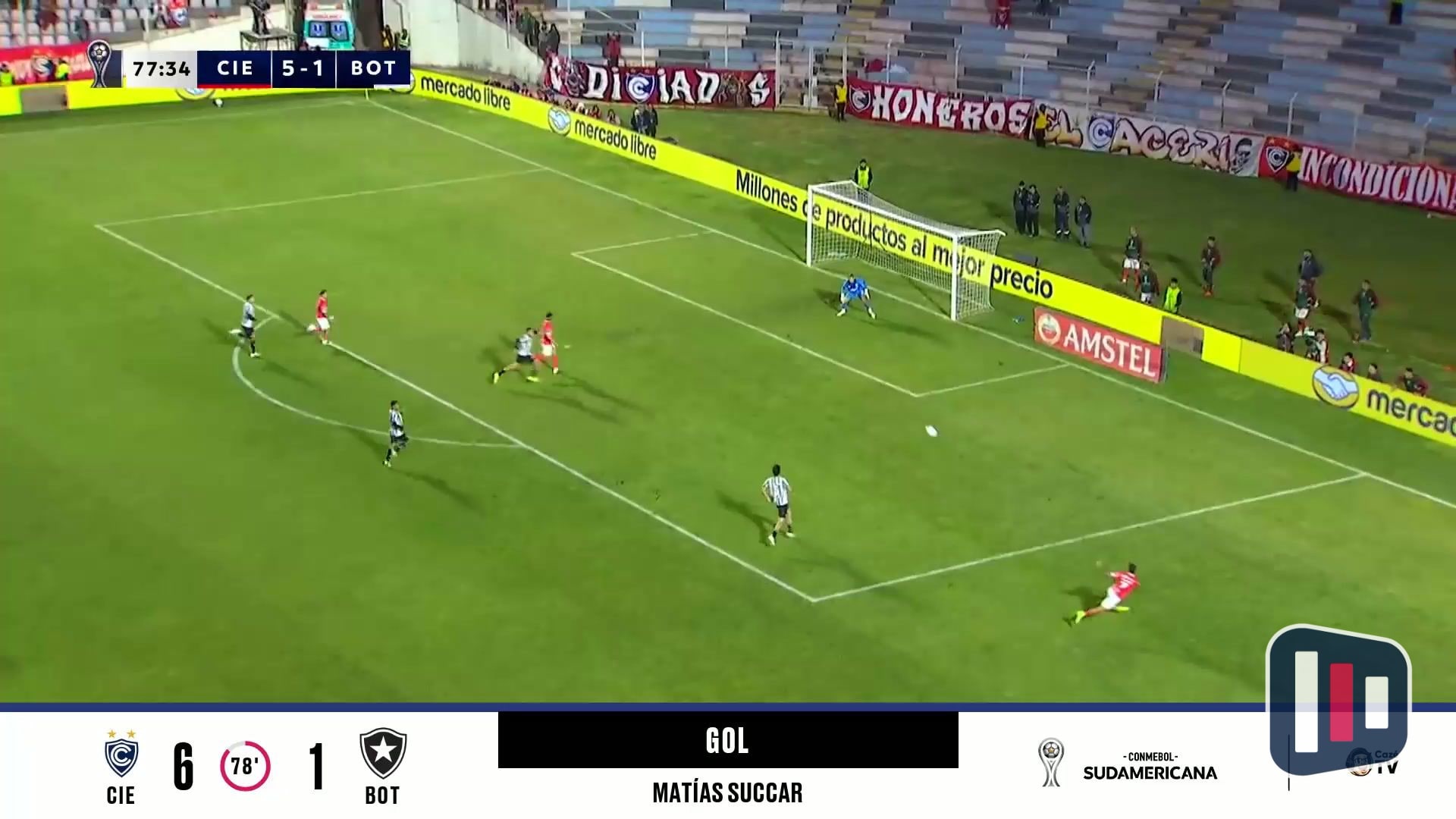 Cienciano goleia Botafogo em contra-ataque arrasador e marca o sexto gol