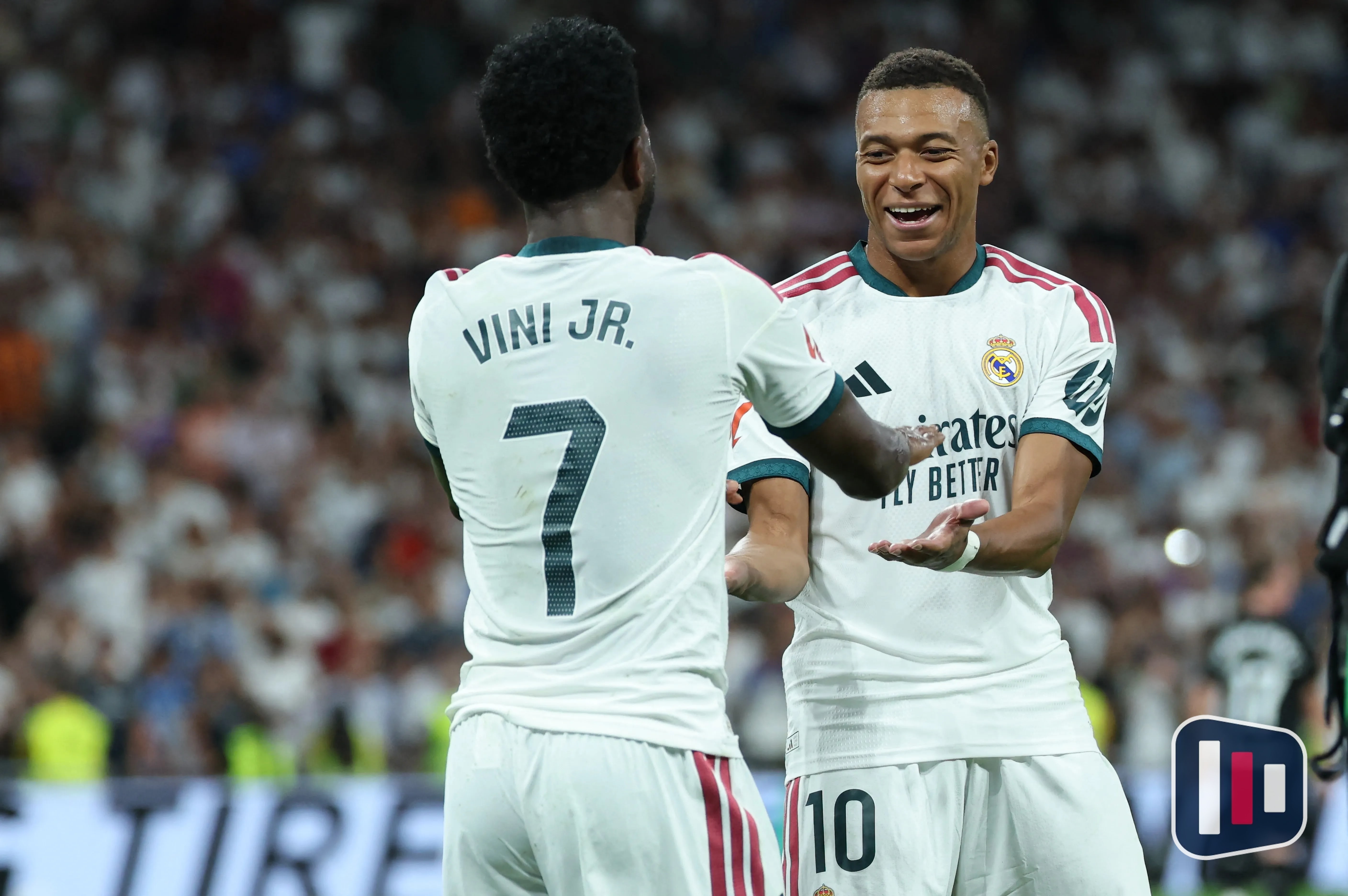 Real Madrid goleia Real Sociedad com show de Mbappé e Vini Jr no Espanhol