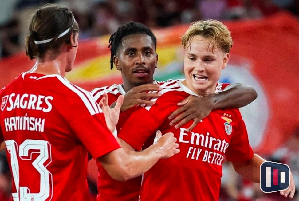 Benfica atropela Hearts e encaminha classificação na Liga Europa