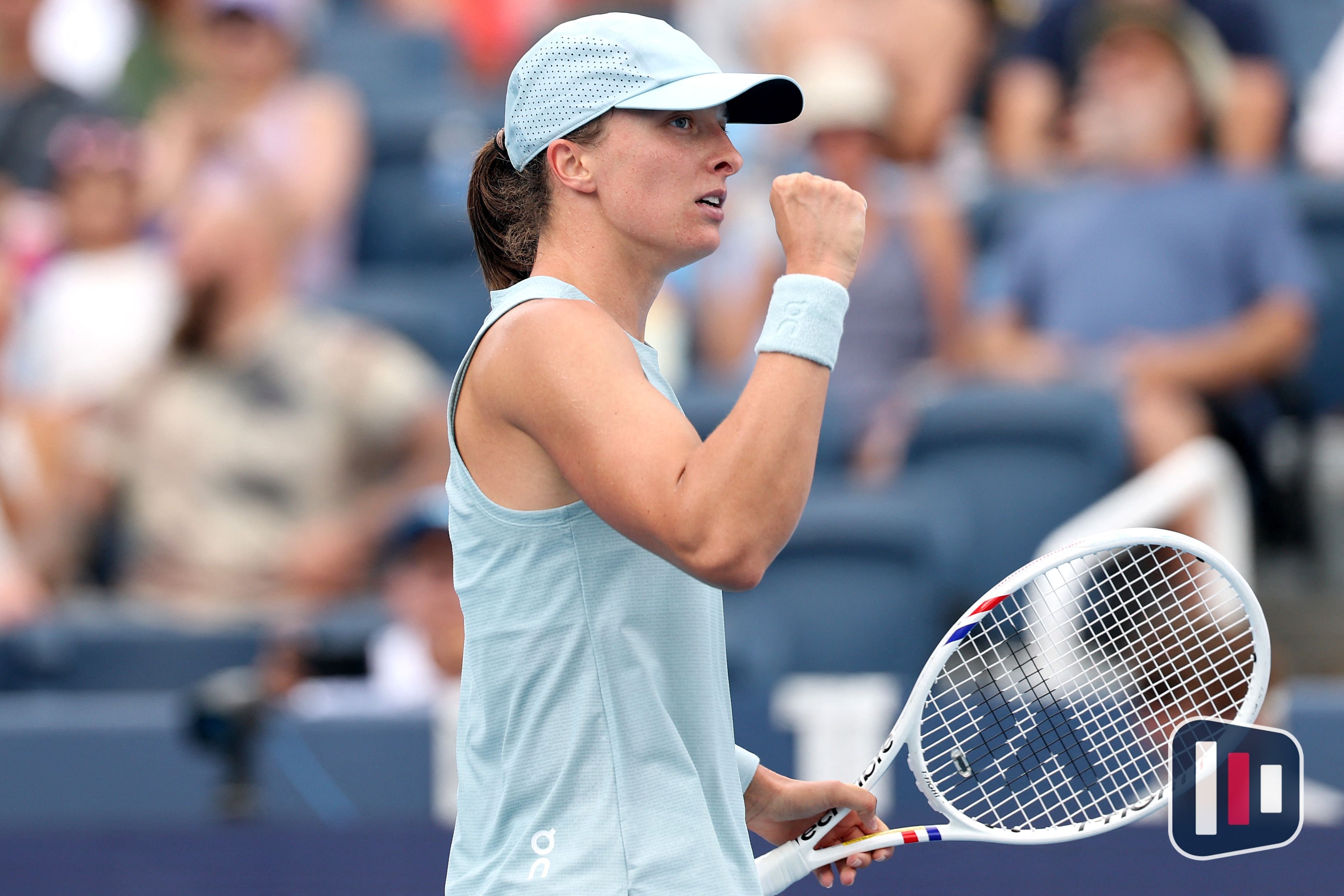 Swiatek vira sobre Sakkari e garante vaga nas oitavas do WTA de Cincinnati