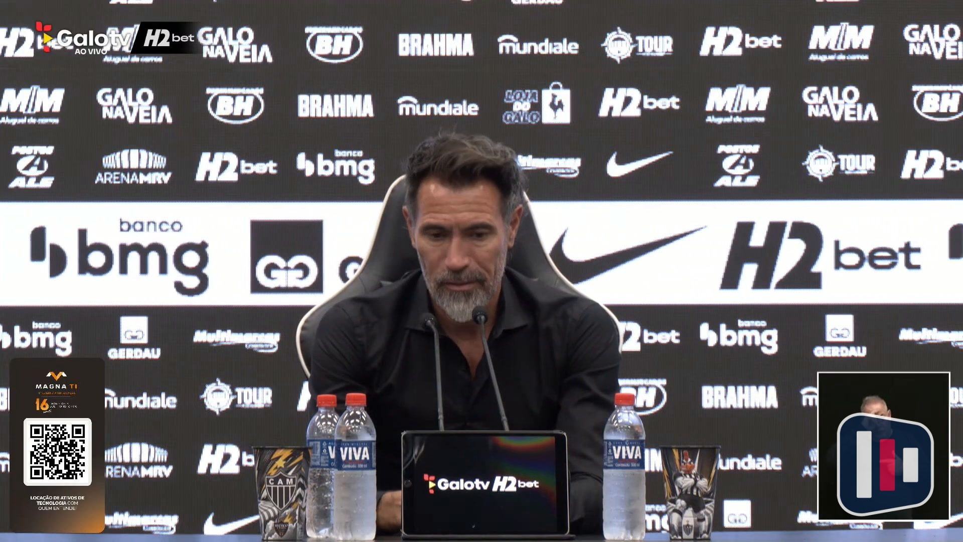 Domínguez elogia desempenho do Atlético-MG em clássico da Copa do Brasil