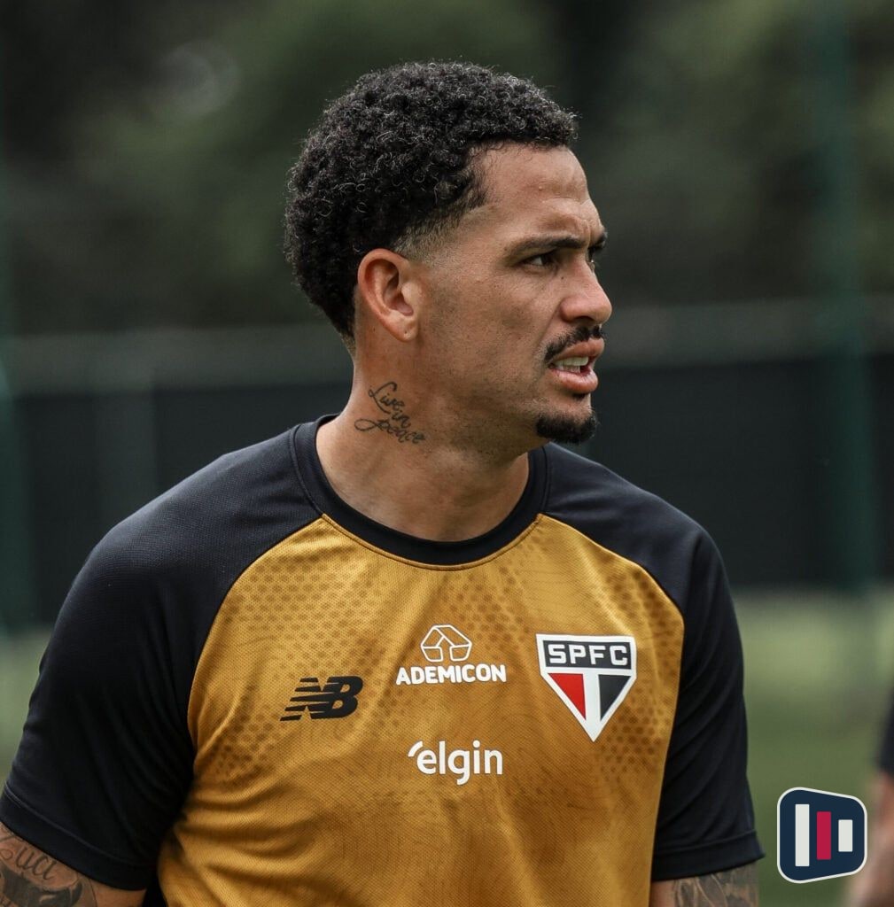 Luciano, Calleri e Ferreirinha treinam normalmente visando duelo contra Vasco