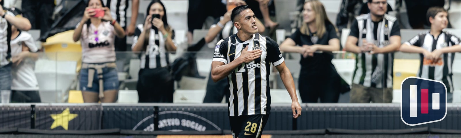 Tomás Cuello brilha no Atlético-MG e lidera estatísticas ofensivas em 2026