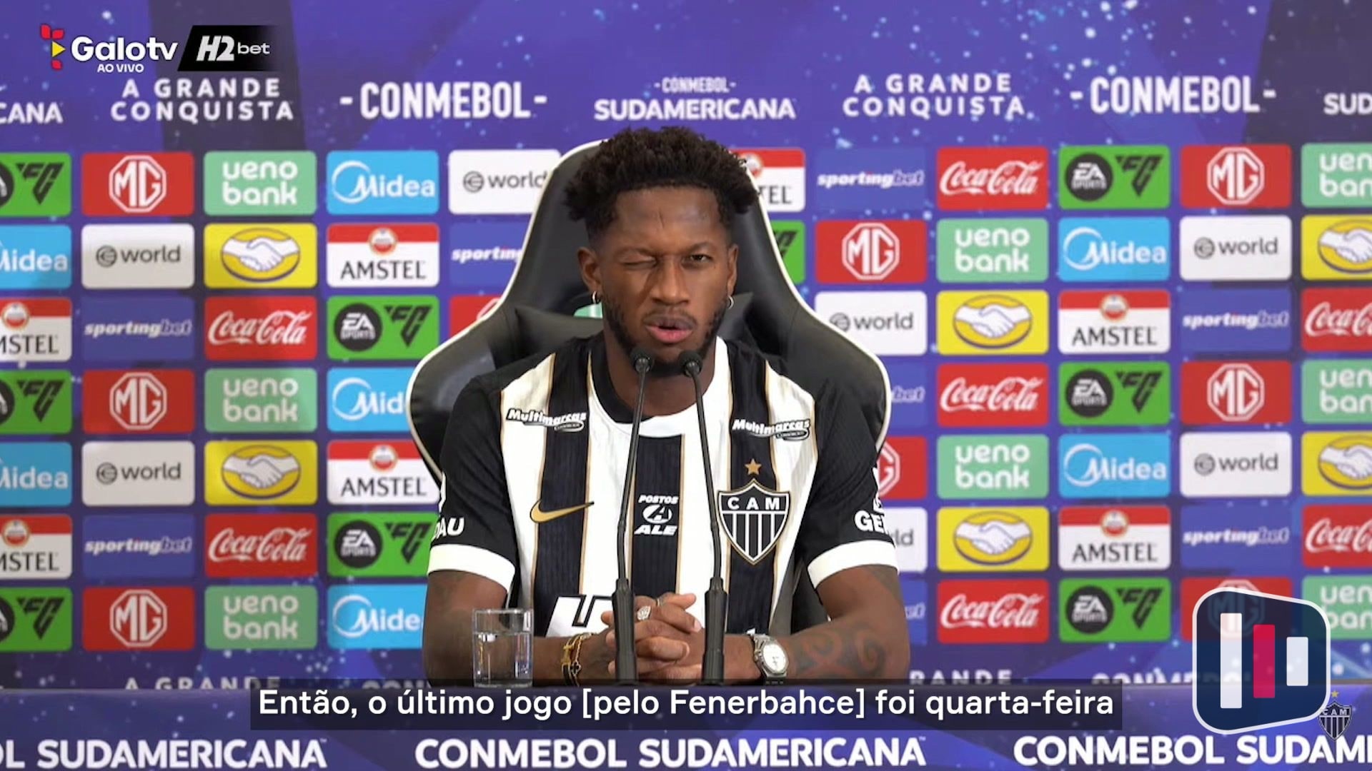 Fred garante preparação para estreia e revela posição preferida no Atlético-MG