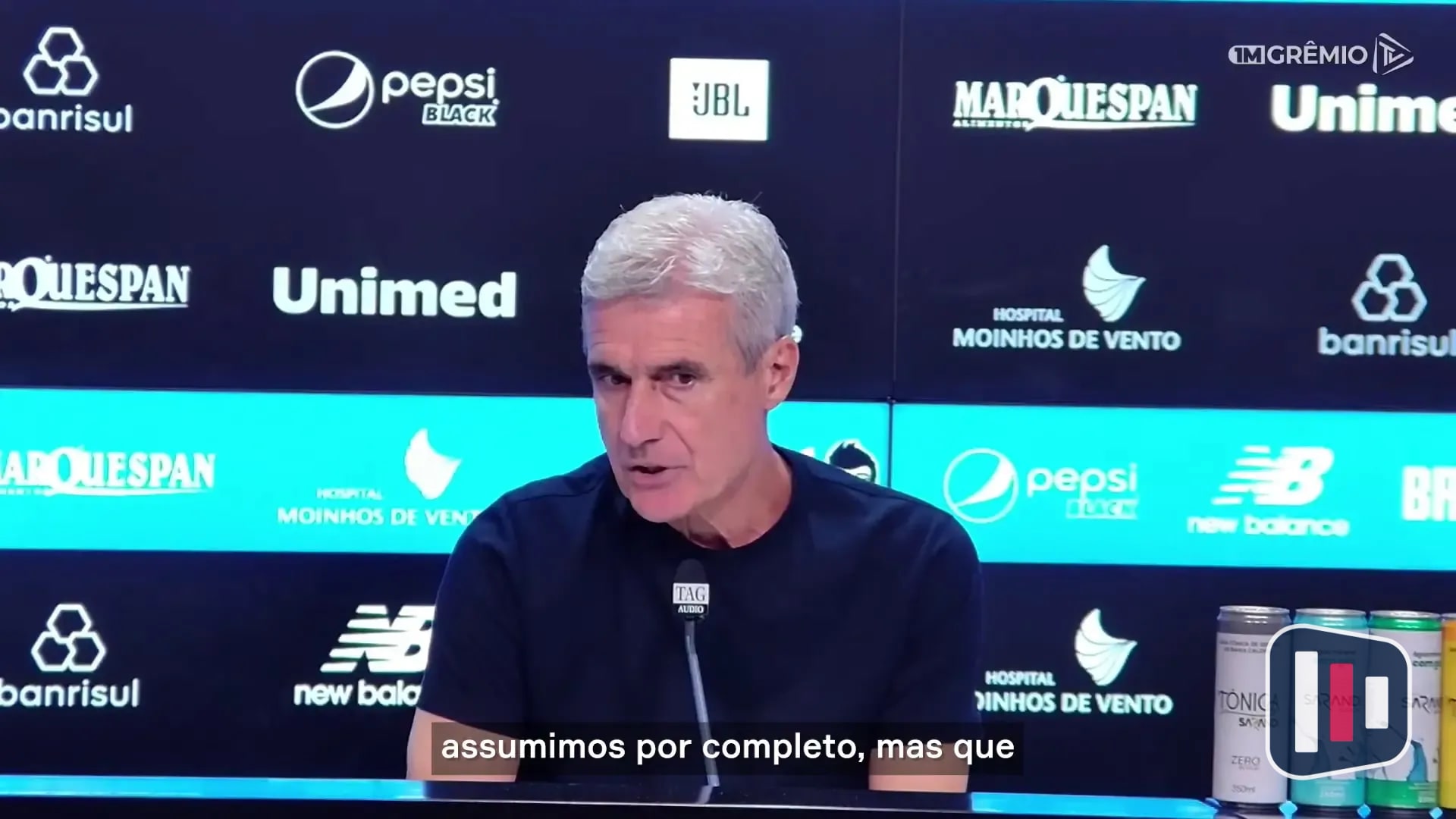 Luís Castro comenta vantagem do Grêmio após empate no Gre-Nal na Copa do Brasil