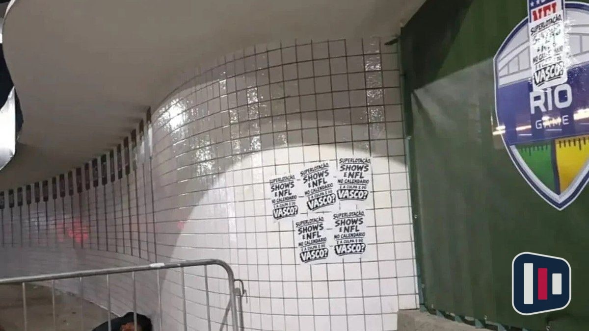 Torcida do Vasco protesta e cobra partidas no Maracanã em meio à NFL