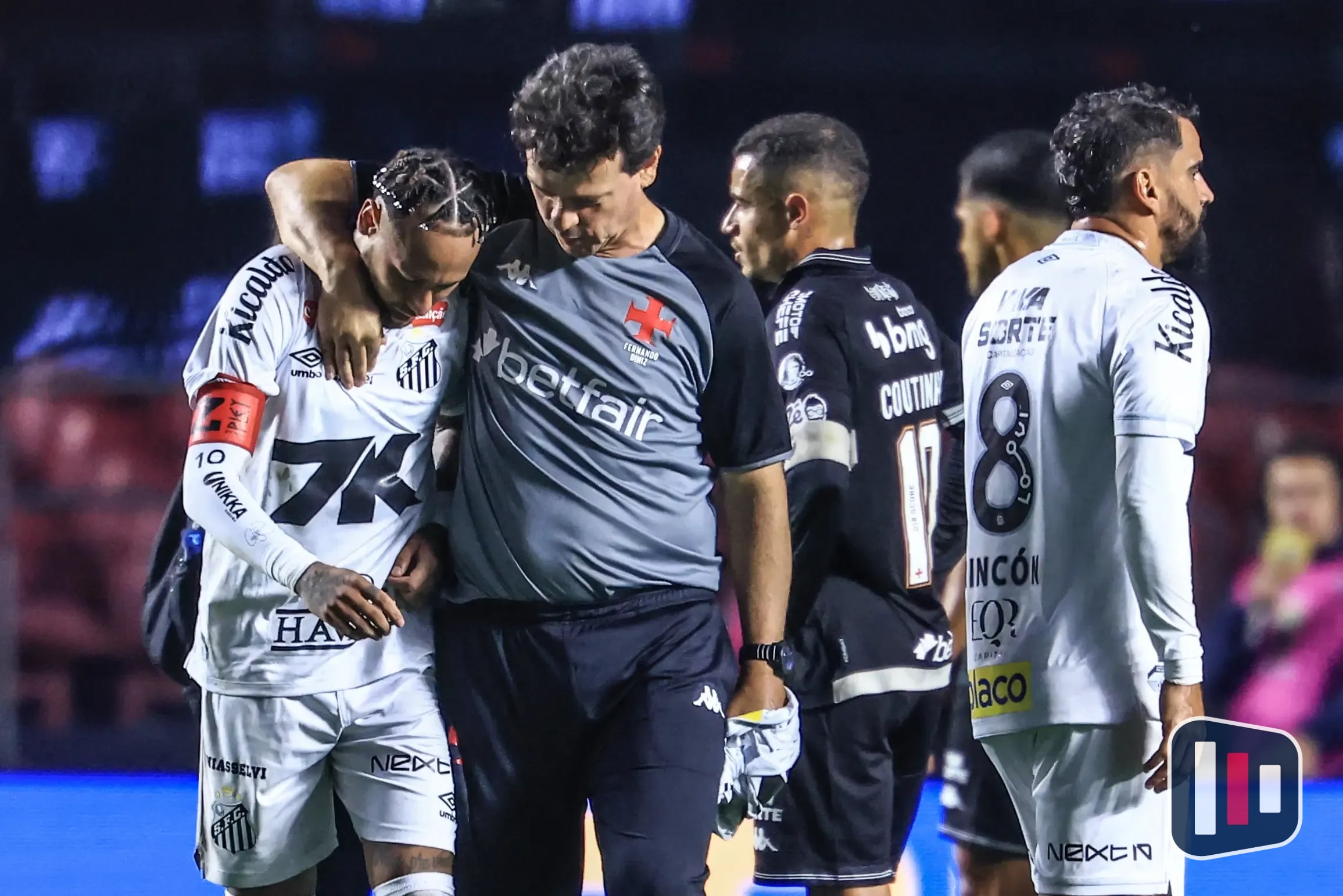 Diniz reencontra Neymar em novo capítulo do Clássico Alvinegro no Brasileirão