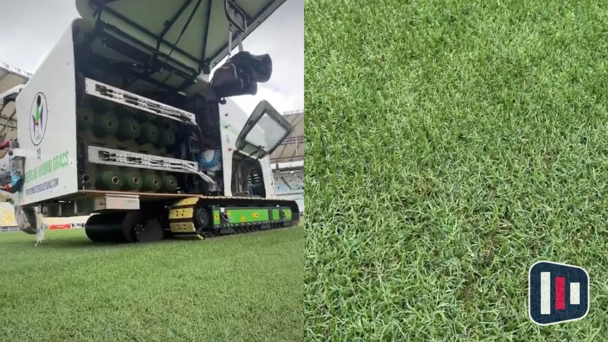 Maracanã reforça gramado com fibra sintética antes de jogo histórico da NFL