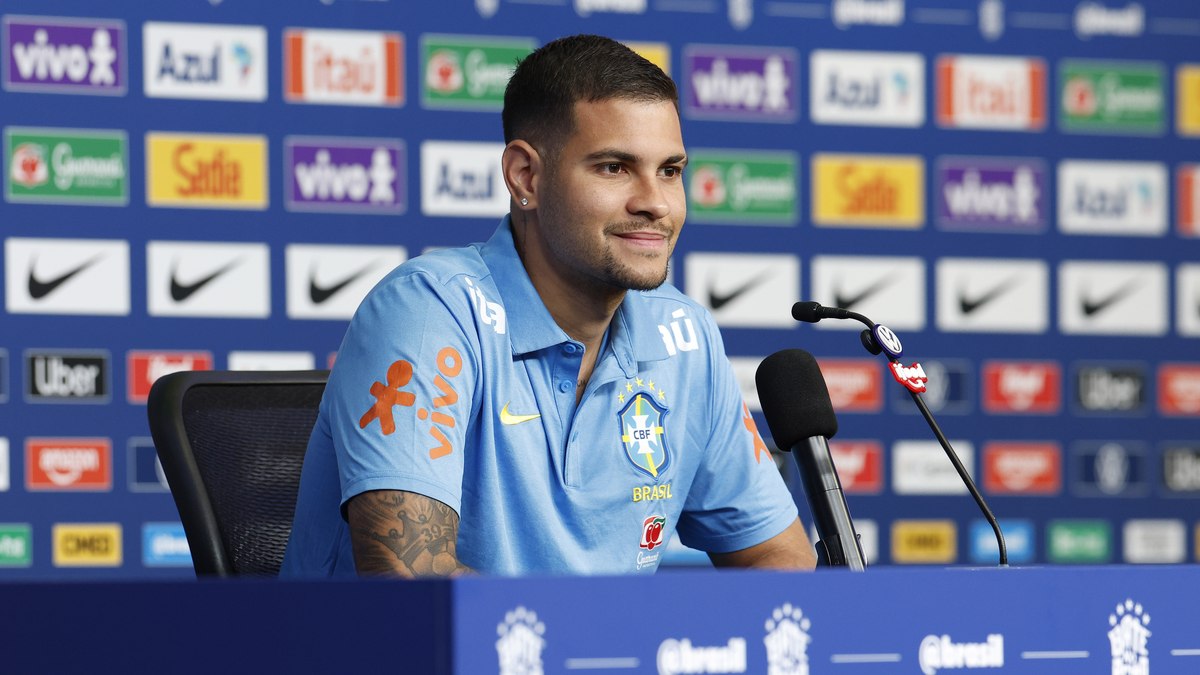 Brasil x Noruega: Haaland adota discurso pessimista e Bruno Guimarães responde com bom humor