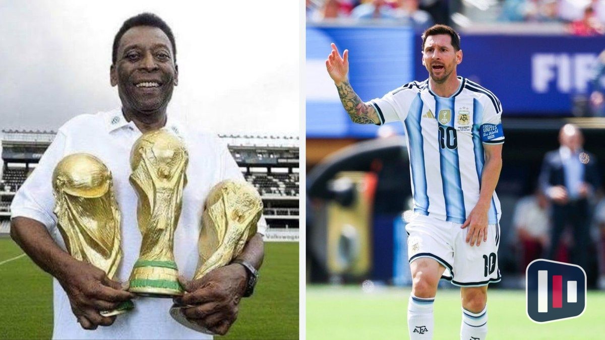 Pelé x Messi: comparação em Copas após o Mundial de 2026 reacende debate