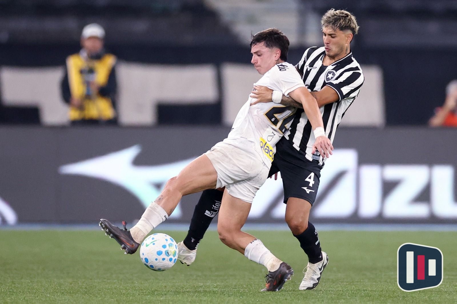 Mateo Ponte chega a 100 jogos pelo Botafogo e celebra vitória sobre Santos