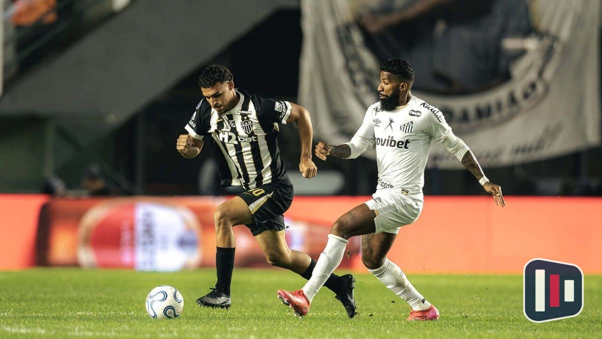 Rodinei brilha na estreia pelo Santos e garante vantagem contra Atlético-MG
