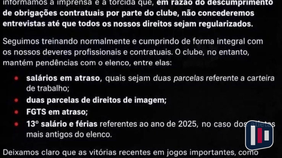 Atlético-GO anuncia greve de entrevistas por atraso salarial na Série B