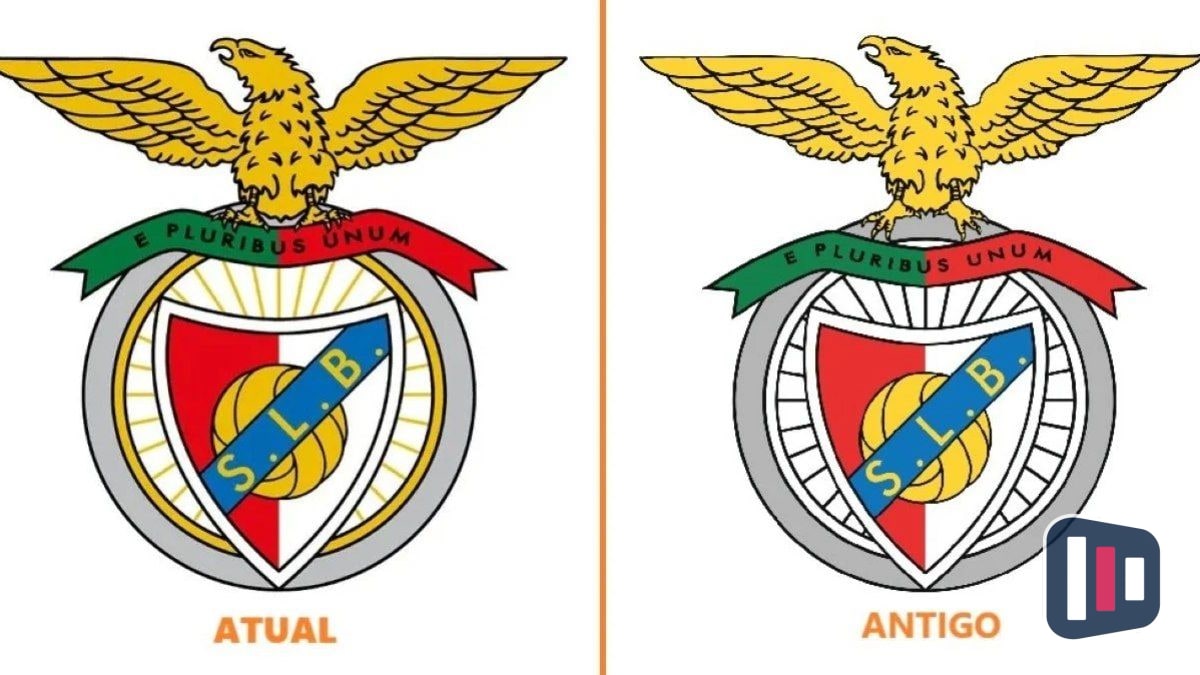 Benfica anuncia atualização no escudo com tom dourado a pedido dos torcedores