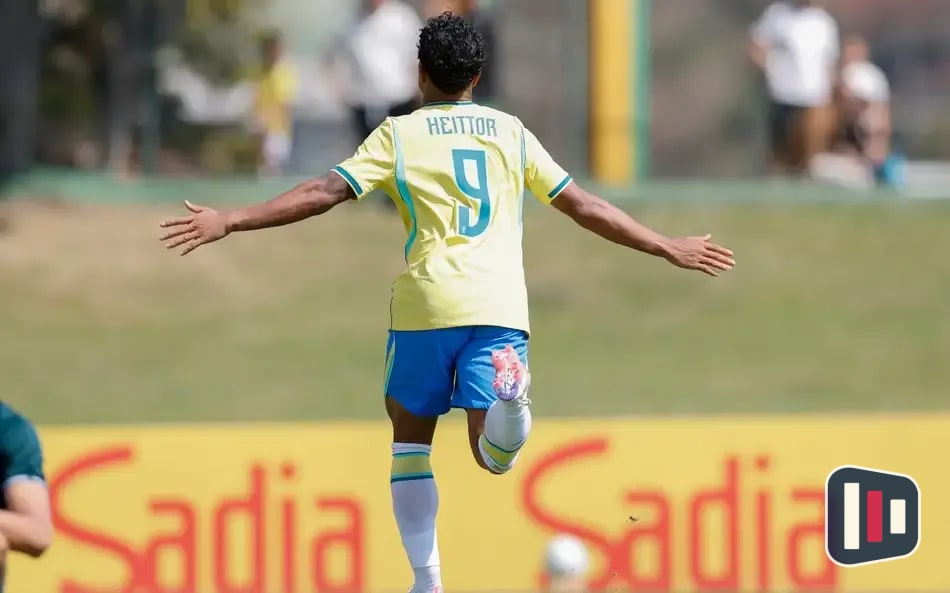 Brasil sub-20 vence Bolívia com brilho de Heittor, promessa do Palmeiras