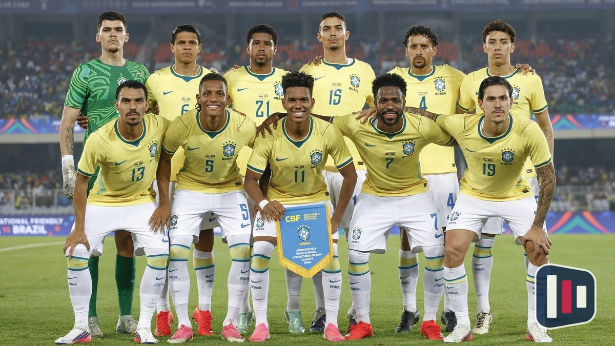 Brasil vence Índia por 4 a 0, mas é criticado por atuação discreta e Vini Jr.