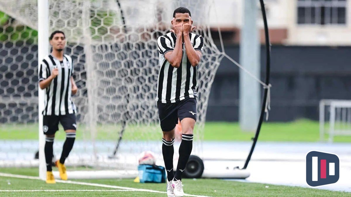 Botafogo domina e goleia o Maricá no Carioca Sub-20 com show de gols
