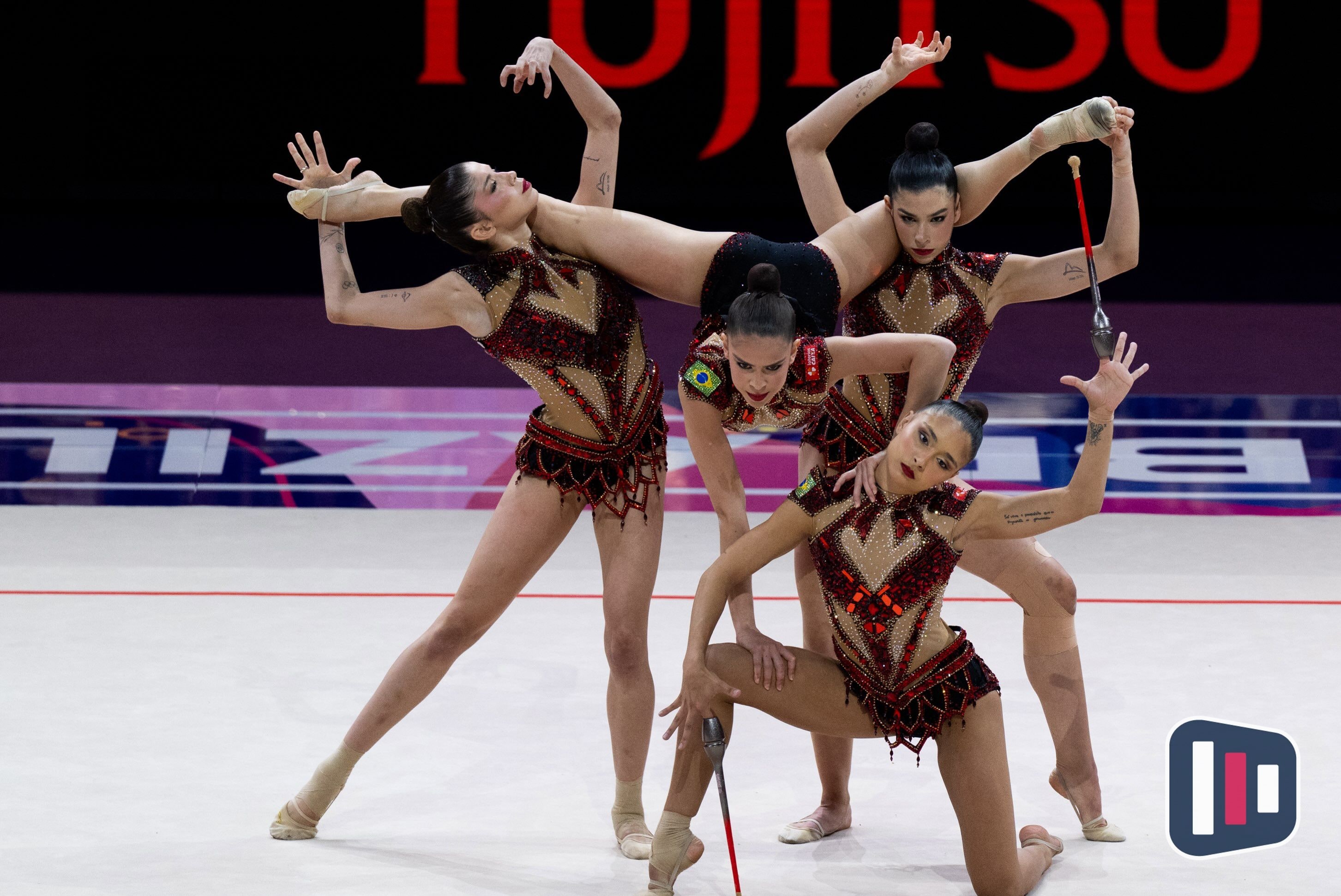 Brasil garante bronze no Mundial de ginástica rítmica e vaga para Paris 2028