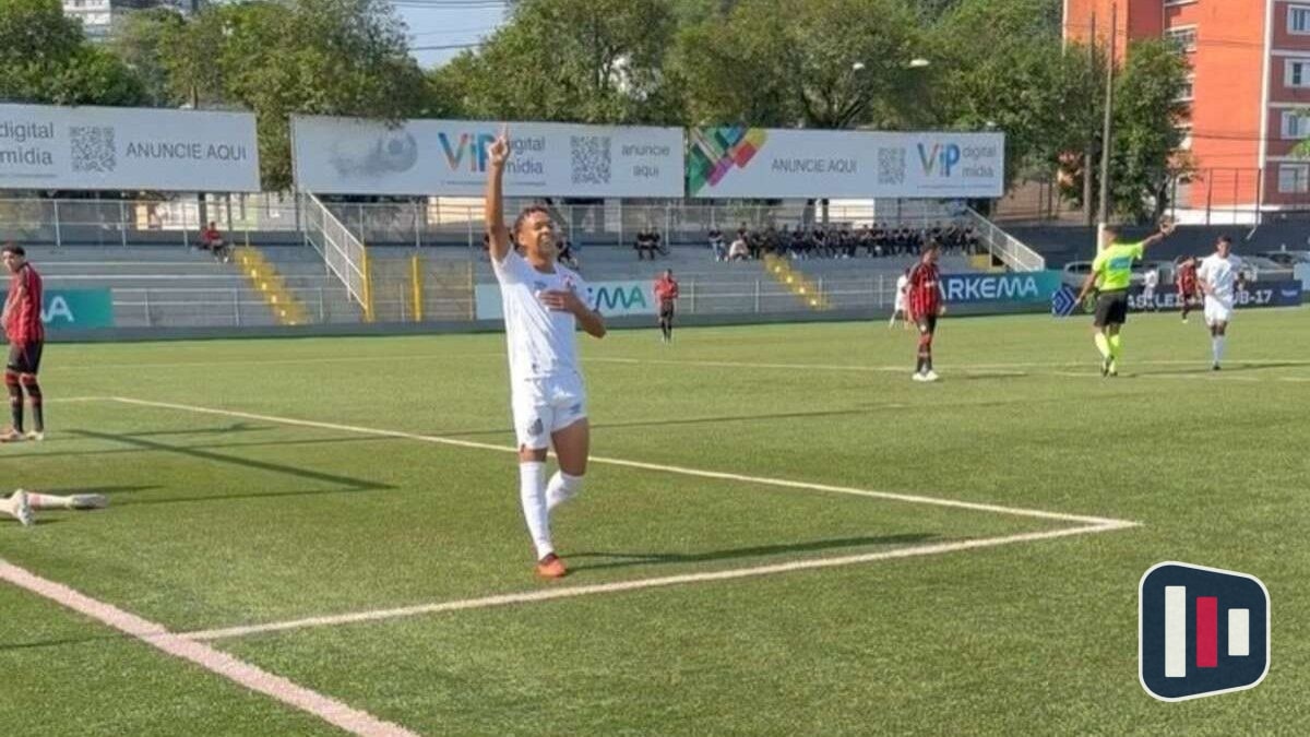 Santos goleia Vitória, mas fica fora das quartas do Brasileirão Sub-17