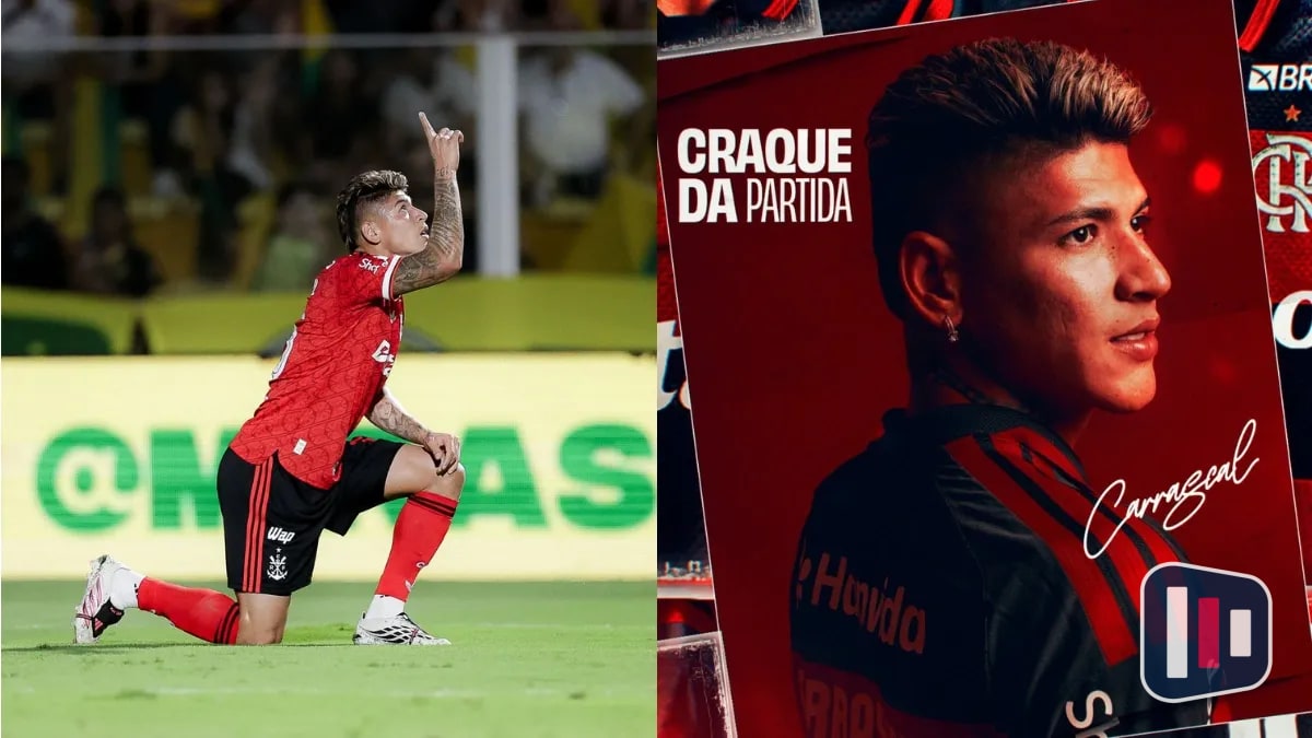 Carrascal brilha e é eleito Craque da Torcida após goleada do Flamengo