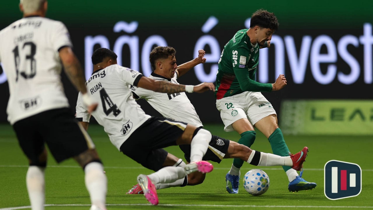 Palmeiras domina o Atlético-MG, mas erros custam liderança tranquila