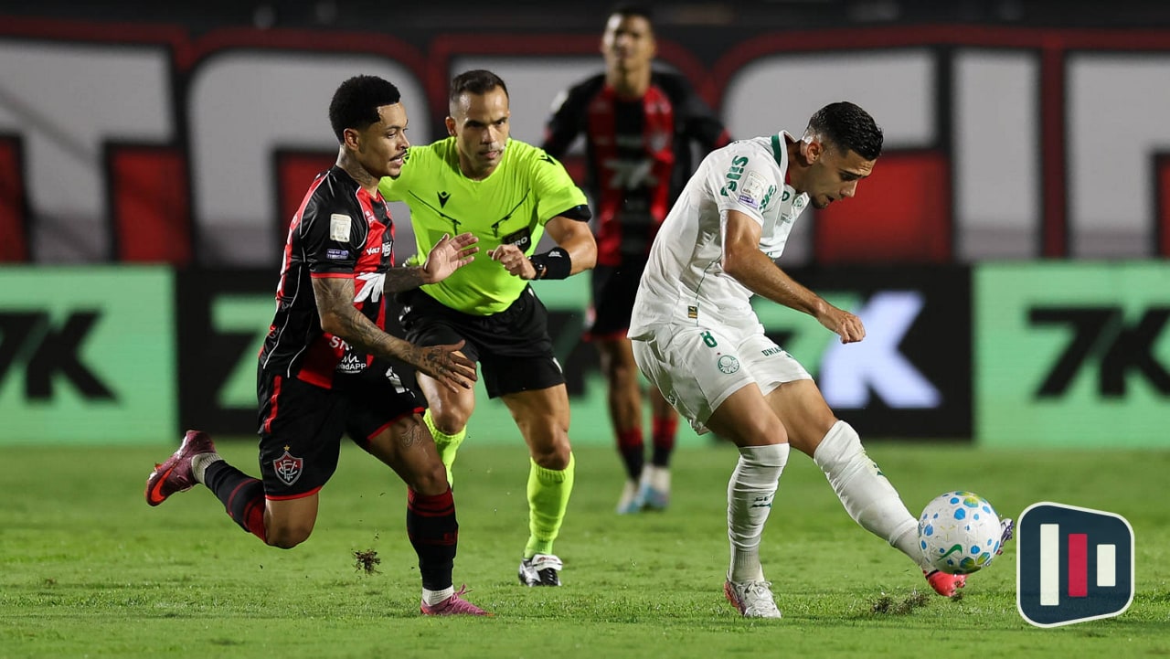 Veja os destaques em fotos de Vitória x Palmeiras pela 21ª rodada do Brasileirão