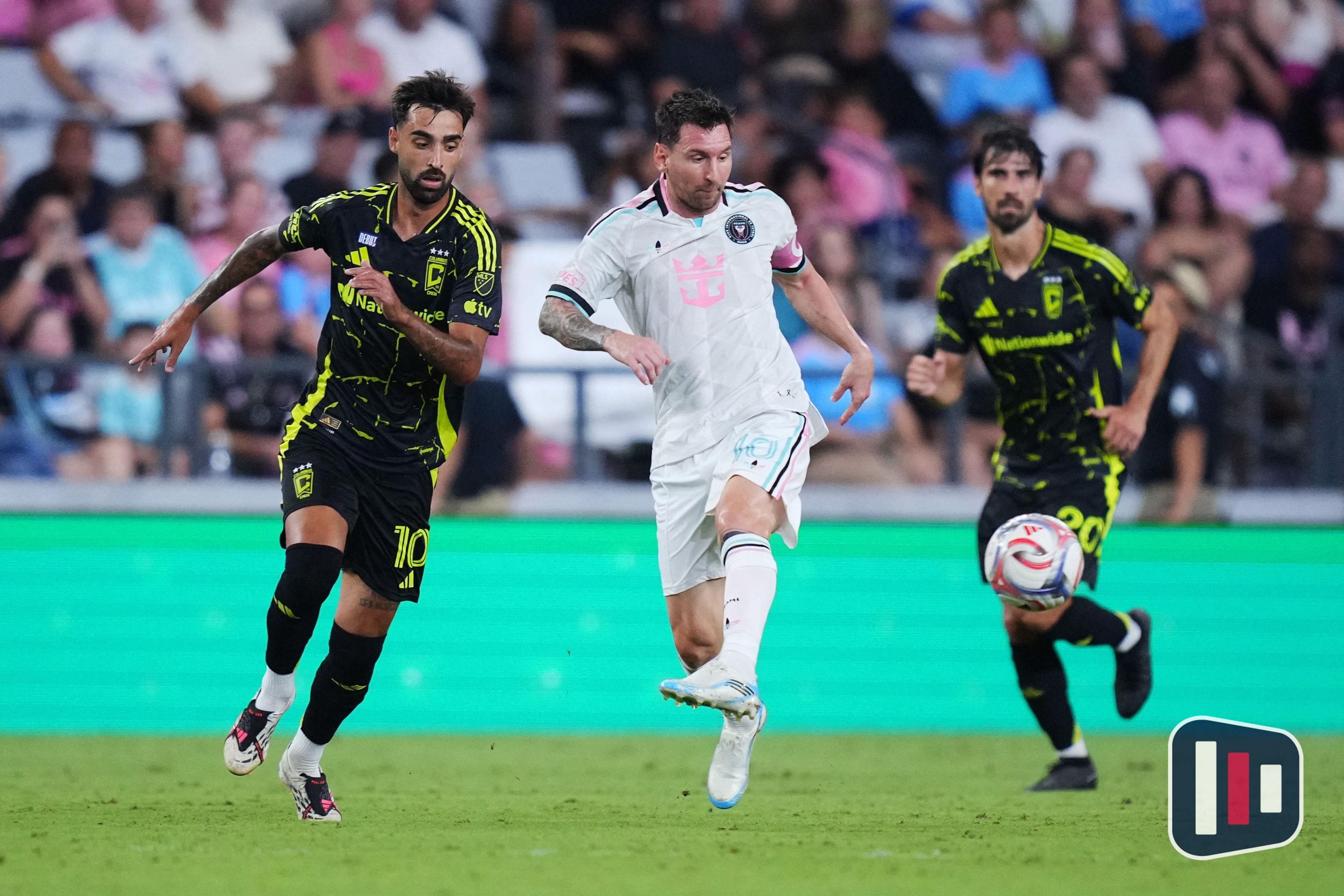 Veja imagens marcantes do duelo entre Inter Miami e Columbus Crew pela MLS