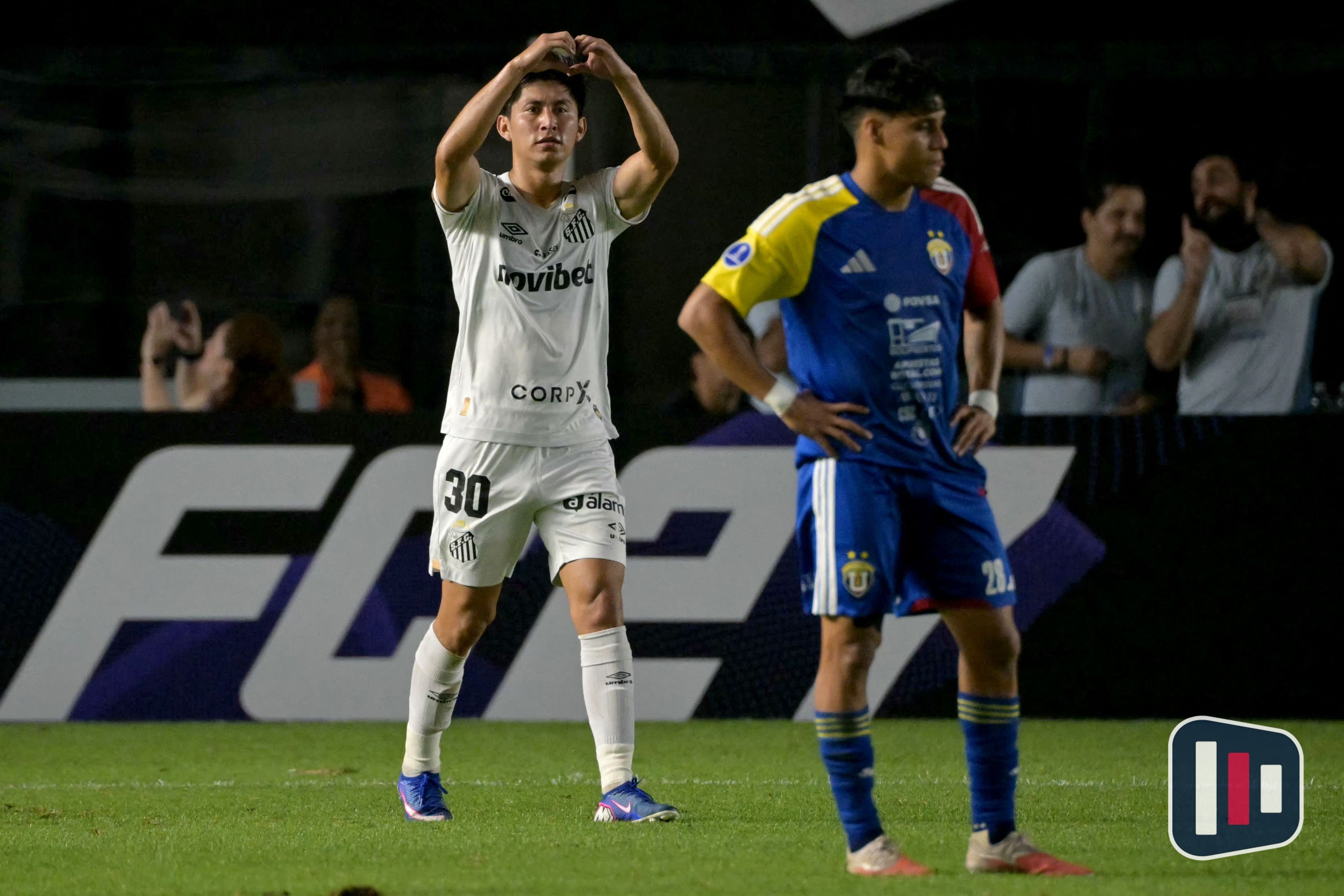 Santos x UCV: fotos e destaques do confronto pela Copa Sul-Americana