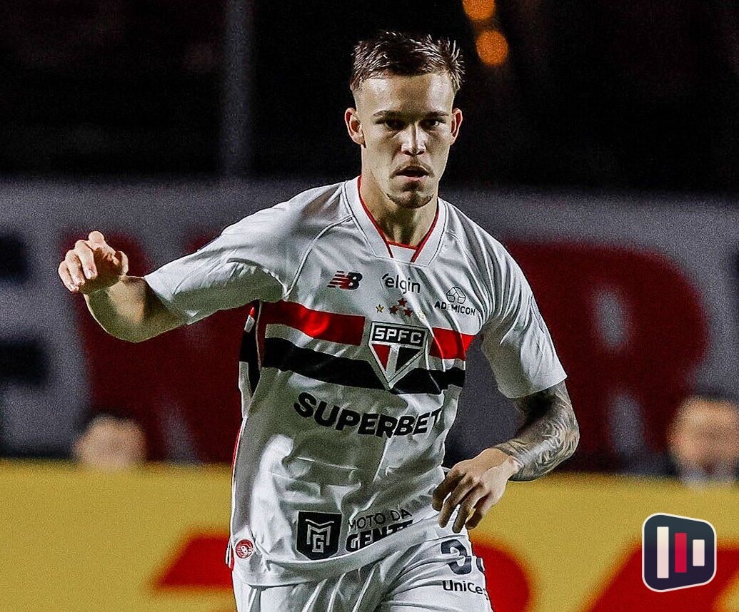 São Paulo empresta Negrucci ao Athletic-MG até o fim de 2026 sem opção de compra