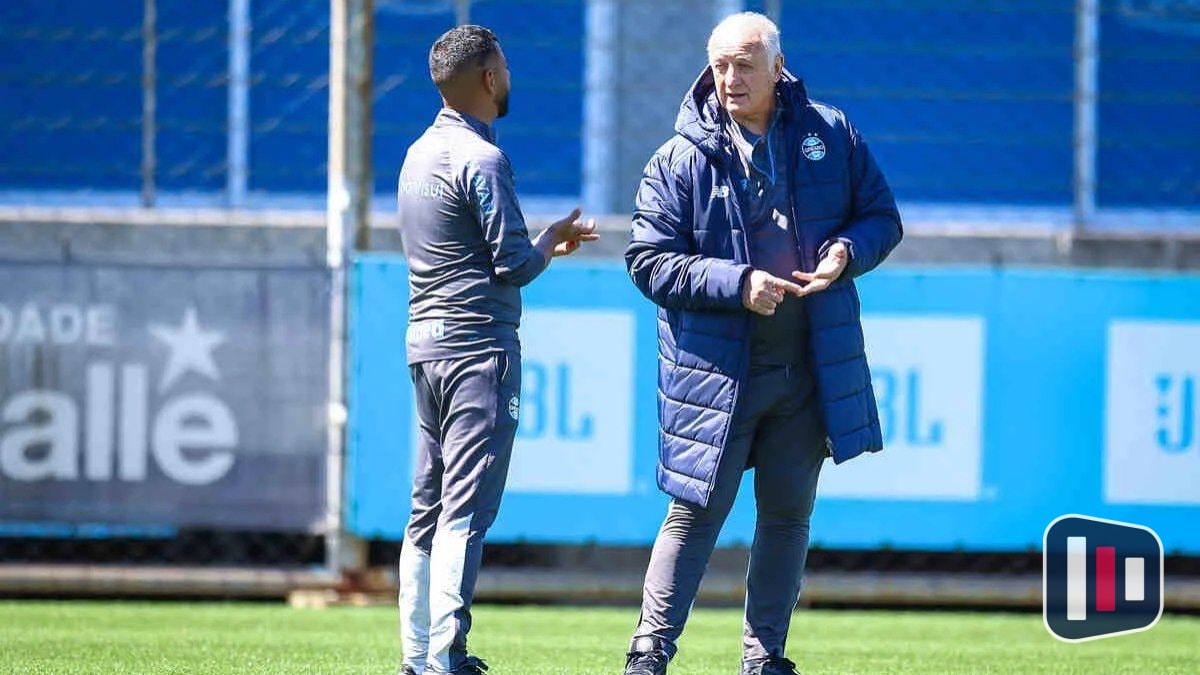 Felipão comanda Grêmio em jogo atrasado do Brasileirão com escalação definida
